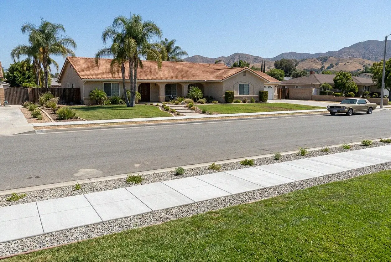 Replaced public sidewalk panels on Ramona Boulevard in El Monte